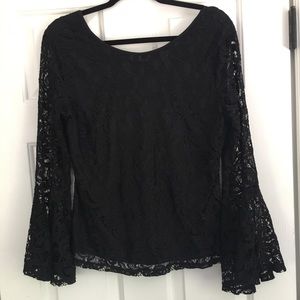 Adrianna Papell black bell shirt